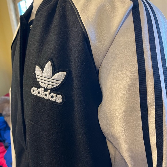 ADIDAS Women’s Oversized Varsity Jacket - Picture 5 of 10